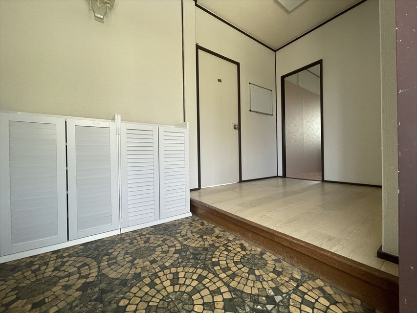 椿山貸家の玄関|玄関です