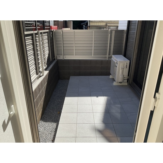 Lys blancのバルコニー|広々としたバルコニーです