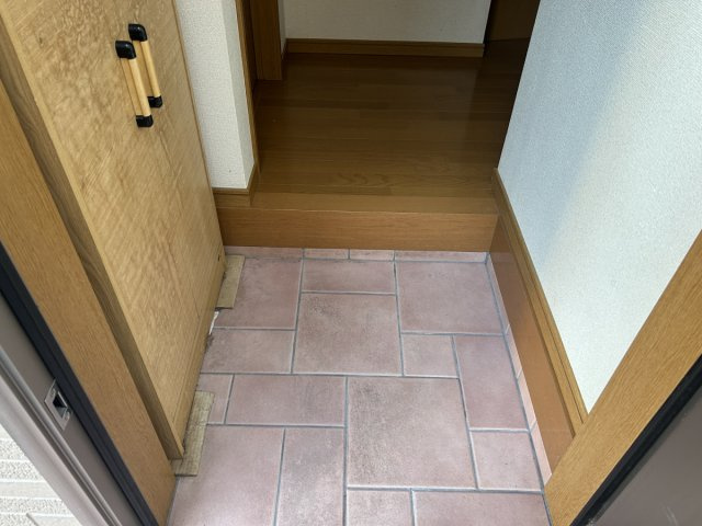 朝霧テラスの玄関