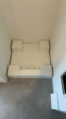 【設備】 | ZOOM方南町 | 室内洗濯機置き場。