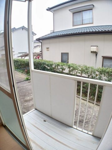 メゾングレース　Ｃのバルコニー|開放的で明るい空間を演出してくれるバルコニーです