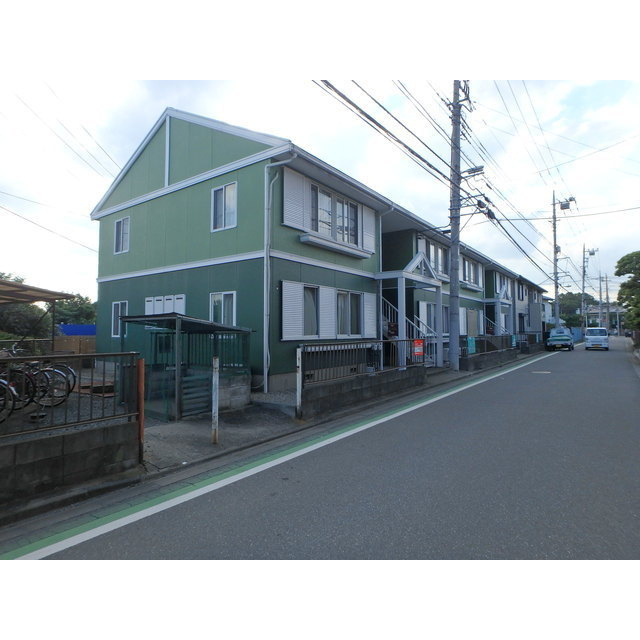 ハイツ green woodの外観|外観は落ち着いています