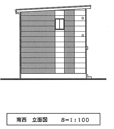 越谷市大房アパート新築工事(仮)の外観|完成予想図