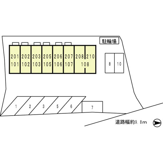 Comfort(コンフォート)恵の区画図