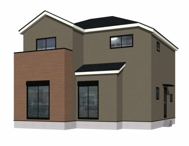 門司区稲積2丁目2期の外観パース