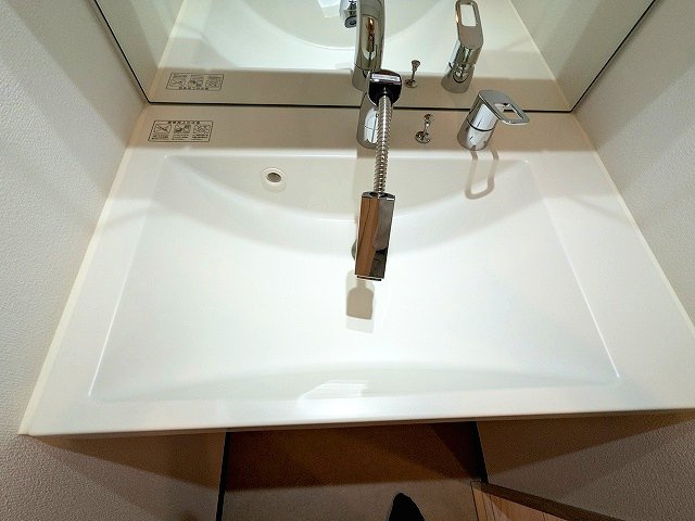 エスレジデンス浅草clarityの設備|ハンドシャワー付独立洗面台です