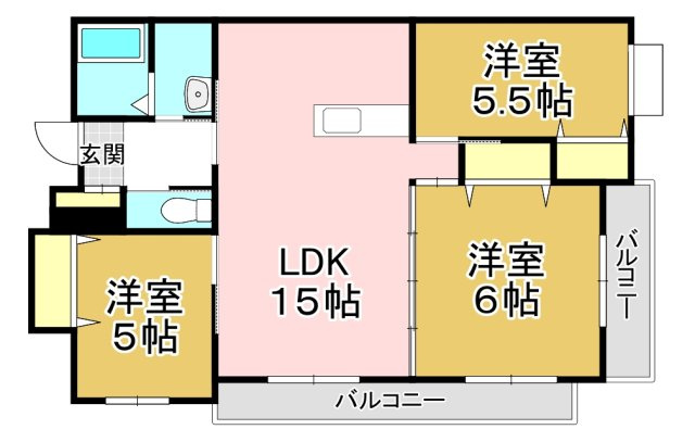 プリンス二番館の間取り