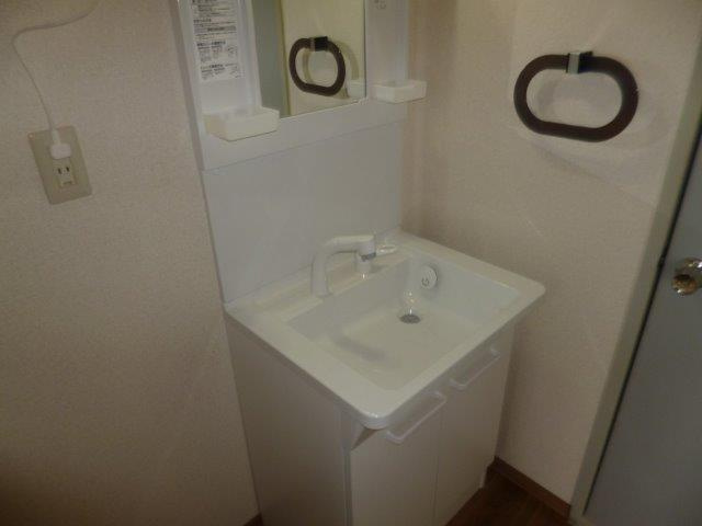 サンビレッジ新田Cの玄関|シューズボックス