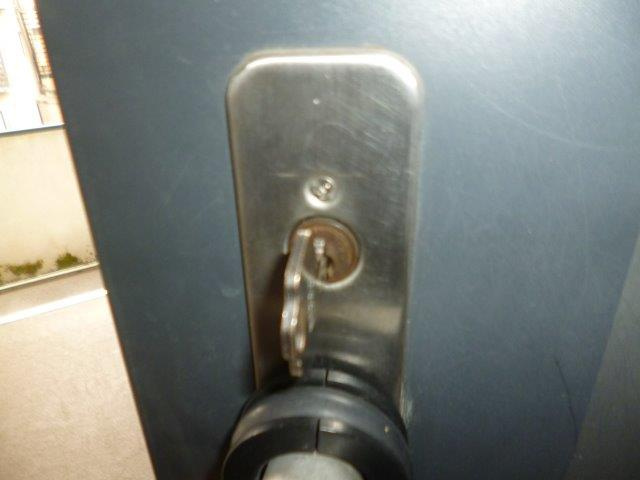 サンビレッジ新田Cのセキュリティ|玄関キー