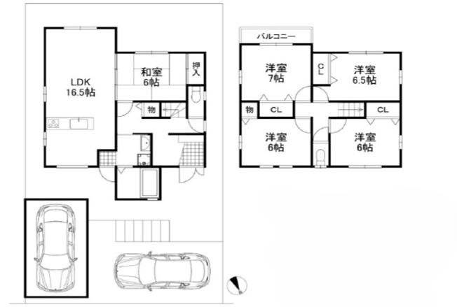 【間取り】 | さつき台１丁目戸建
