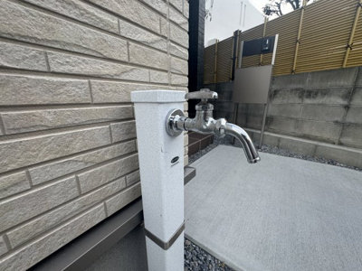 【設備】 | 豊見城市我那覇（全3棟）ラスト1号棟 | 1号棟　外水栓♪