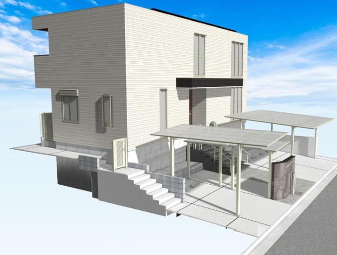 東芹が谷メゾンのエントランス