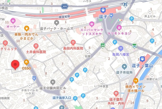 セブンハイツの地図