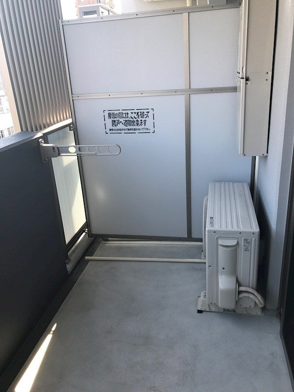 シャイニング福島離宮のバルコニー