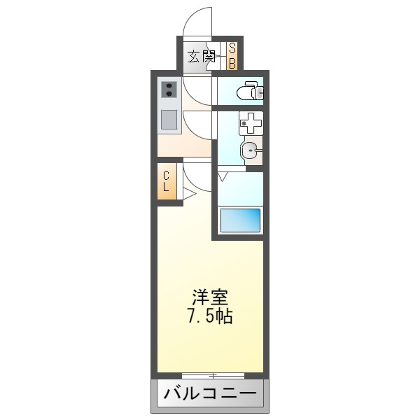 ＭＪＣ大阪ファインゲートの間取り