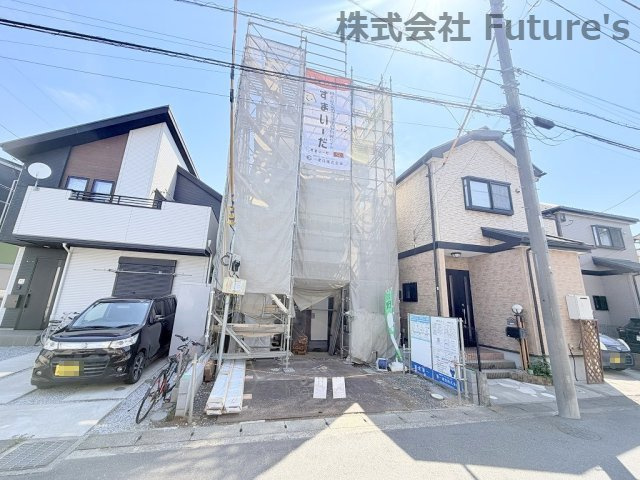 三郷市戸ケ崎　新築戸建　全1棟の外観|現地の写真になります。
