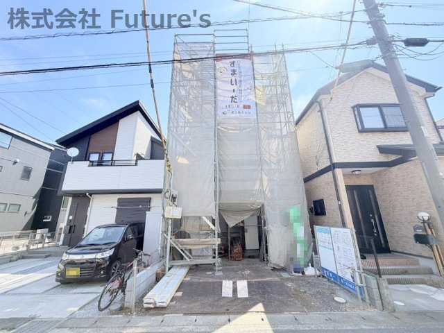 三郷市戸ケ崎　新築戸建　全1棟の外観|現地の写真になります。