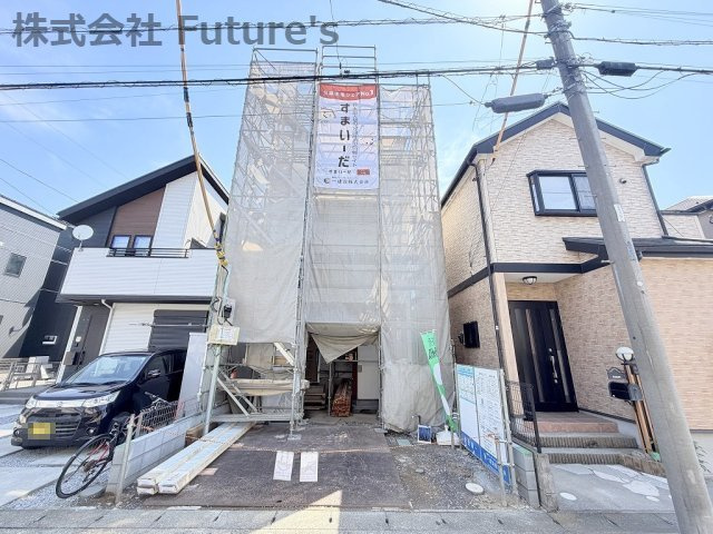 三郷市戸ケ崎　新築戸建　全1棟の外観|現地の写真になります。
