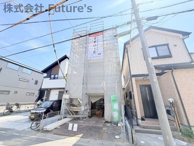 三郷市戸ケ崎　新築戸建　全1棟の外観|現地の写真になります。