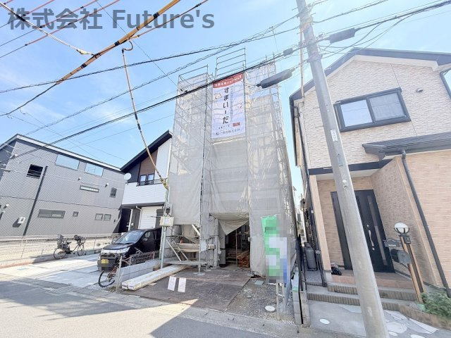 三郷市戸ケ崎　新築戸建　全1棟の外観|現地の写真になります。