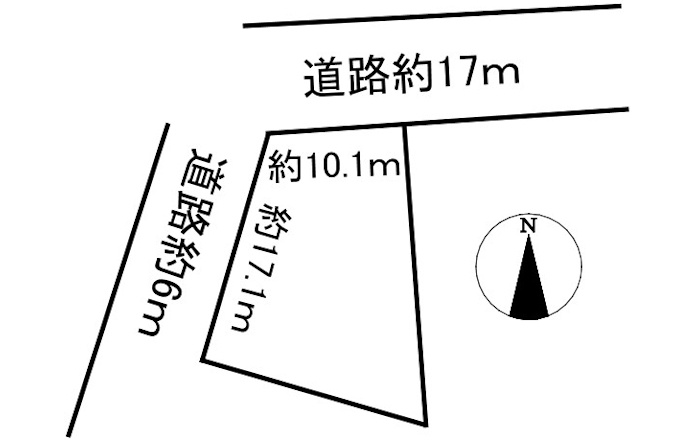 土地　岩地2丁目の土地図