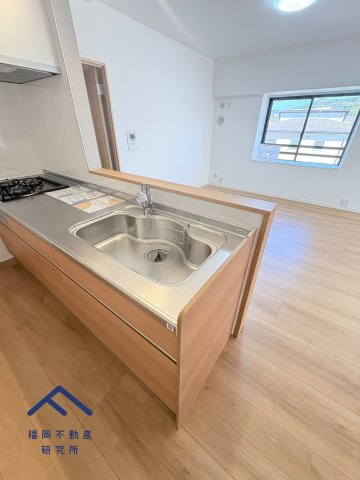 スカイハイツ五条のキッチン