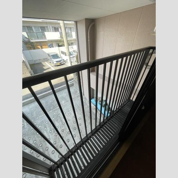 ピスケス花園のバルコニー