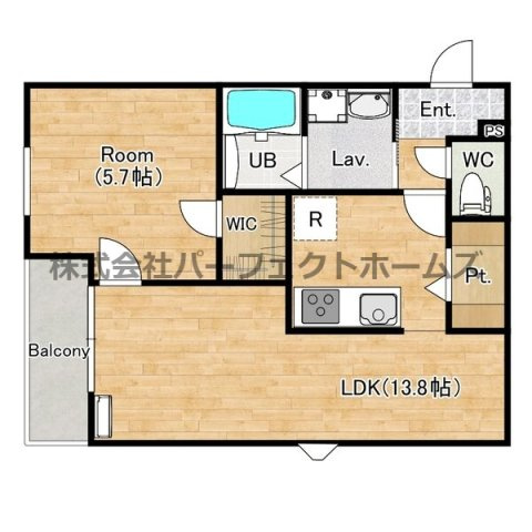 シエーナ楠葉ジェミオスの間取り