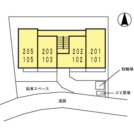 パークヒルズの地図
