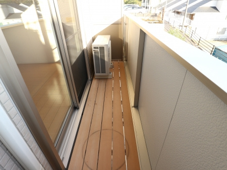 パークヒルズのバルコニー