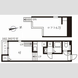 ソレアード　名古屋市賃貸　仲介手数料無料の間取り