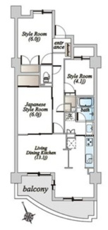 【間取り】 | レールシティ大宮壱番館