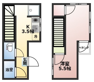 西川口　戸建ての間取り