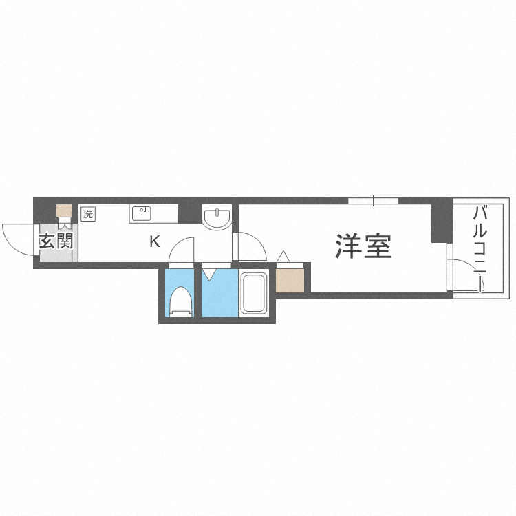 グランパシフィック桜川の間取り