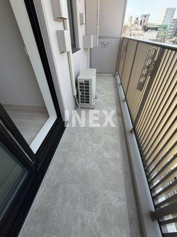 横浜市中区若葉町２丁目の賃貸マンションのバルコニー