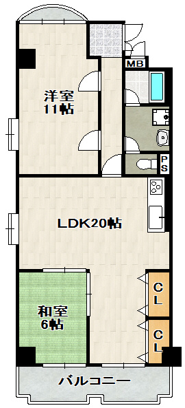 阪急宝塚逆瀬台マンションの間取り