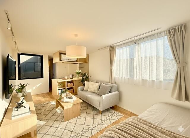 ｔｈｅ　ｔｒｉａｓ　ｎｉｓｈｉｎｉｐｐｏｒｉの居間・リビング