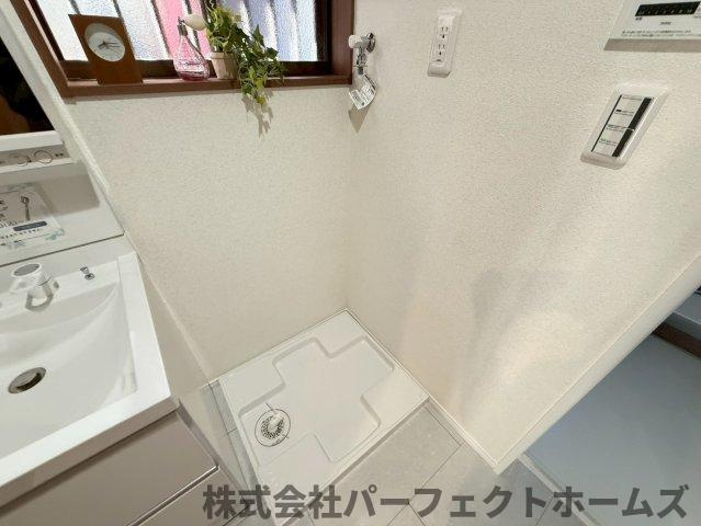 長尾元町7丁目戸建の設備|洗濯機置場です