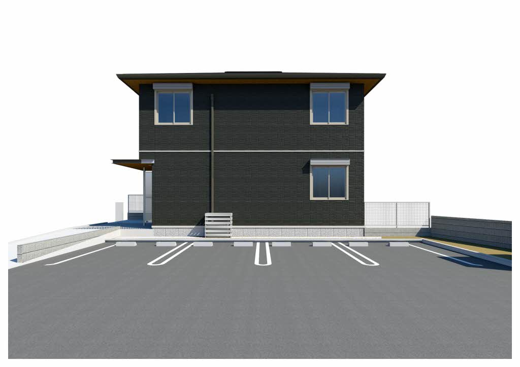 山陵プラザエーの外観パース