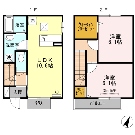 【間取り】 | ルミエール 柳津