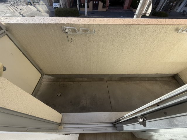 ベル天満のバルコニー