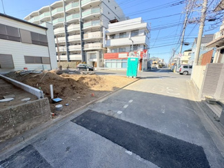 【前面道路含む現地写真】 | 川越市神明町　新築分譲　西武新宿線『本川越駅』徒歩30分　【川越小学区】