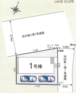 【区画図】 | 川越市神明町　新築分譲　西武新宿線『本川越駅』徒歩30分　【川越小学区】