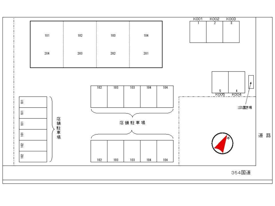 イムーブル・エーの区画図