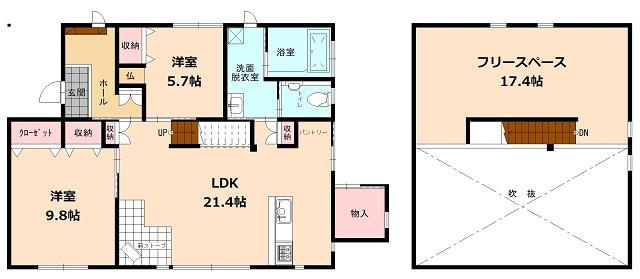 【間取り】 | 香南市香我美町山北