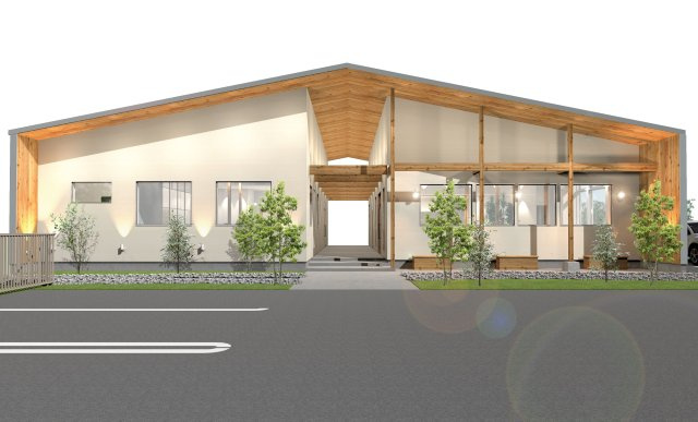 【外観パース】 | 下諏訪町西豊テナント