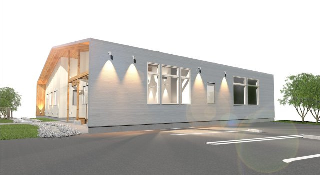 【外観パース】 | 下諏訪町西豊テナント