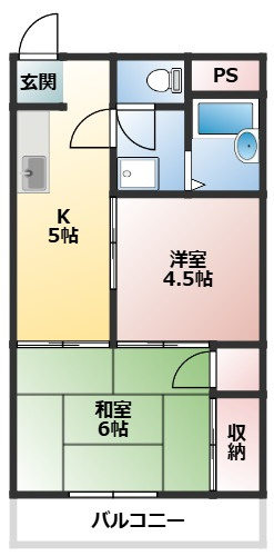 コーポハルヤマの間取り
