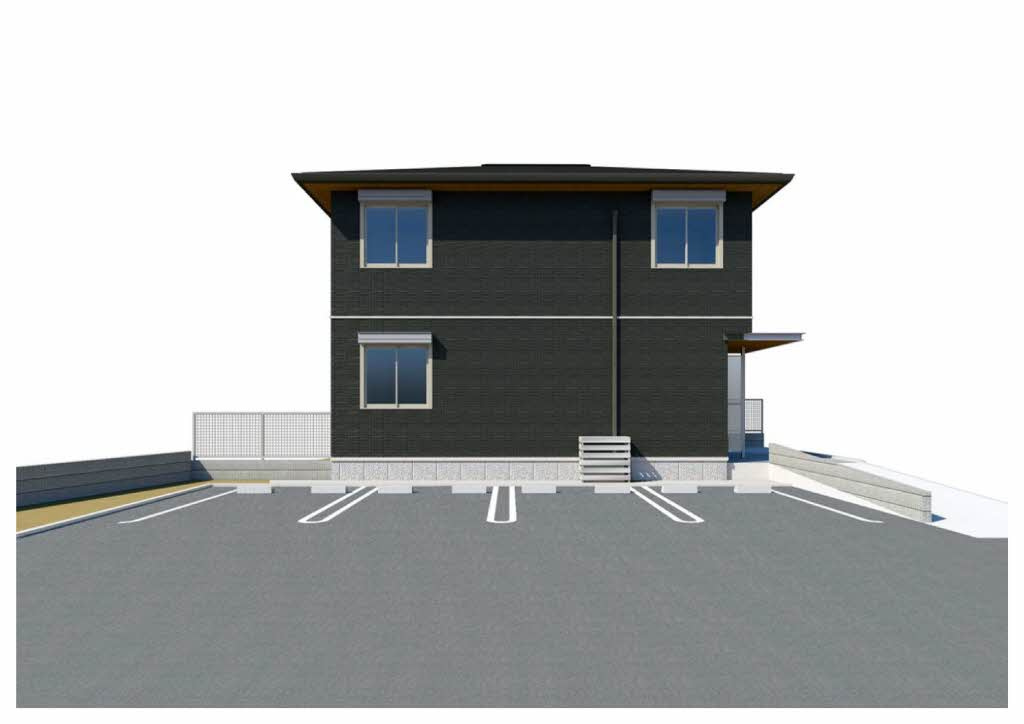 山陵プラザビーの外観パース