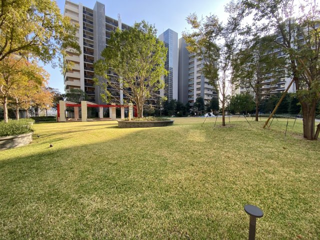 PARK VILLAGE　敷地内中庭